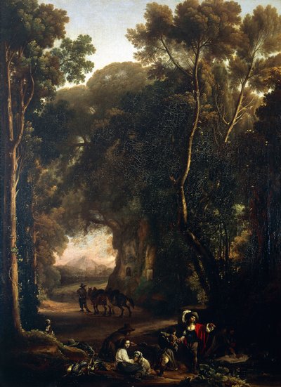 Erminia en de herders door Michelangelo Cerquozzi