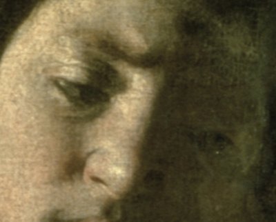 David met het Hoofd van Goliath (detail) door Michelangelo Merisi Caravaggio