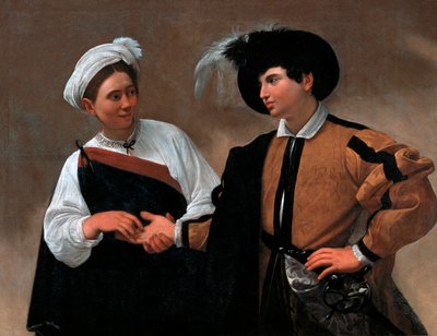 Veel Geluk, 1595 door Michelangelo Merisi Caravaggio