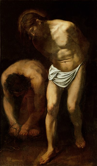 De geseling, ca. 1610 door Michelangelo Merisi Caravaggio