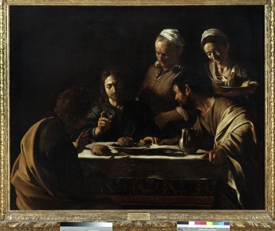 Avondmaal in Emmaüs door Michelangelo Merisi da Caravaggio
