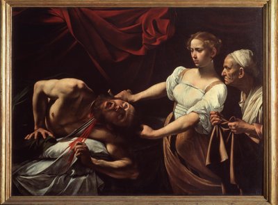 Judith onthoofdt Holofernes door Michelangelo Merisi da Caravaggio