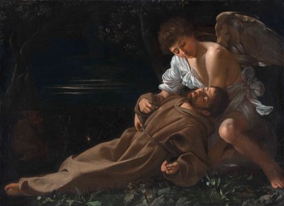 Sint Franciscus van Assisi ontvangt de stigma door Michelangelo Merisi da Caravaggio