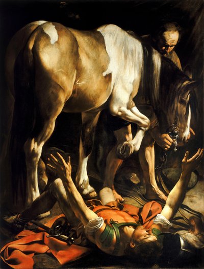 De Bekering van St. Paulus door Michelangelo Merisi da Caravaggio