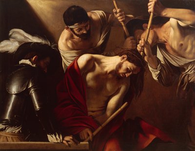 De Kroning met Doornen, c.1603 door Michelangelo Merisi da Caravaggio