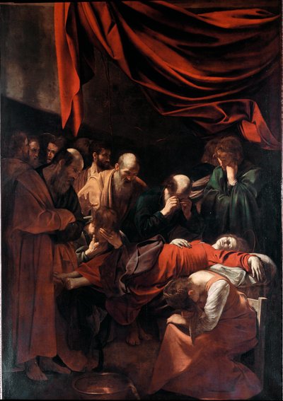 De dood van de Maagd door Michelangelo Merisi da Caravaggio