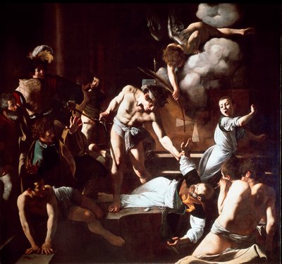 Martelaarschap van St. Mathieu door Michelangelo Merisi da Caravaggio