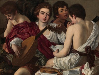 De muzikanten, c.1595 door Michelangelo Merisi da Caravaggio