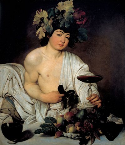 De jonge Bacchus, c.1596 door Michelangelo Merisi da Caravaggio