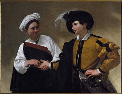 De waarzegster door Michelangelo Merisi da Caravaggio
