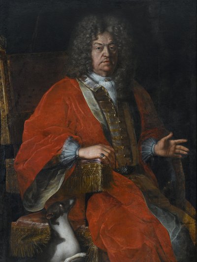 Portret van Jan Dobrogost Krasinski 1639-1717 door Michelangelo Palloni