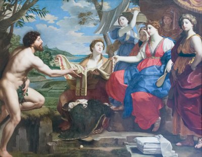 Odysseus en Nausicaa door Michele Desubleo