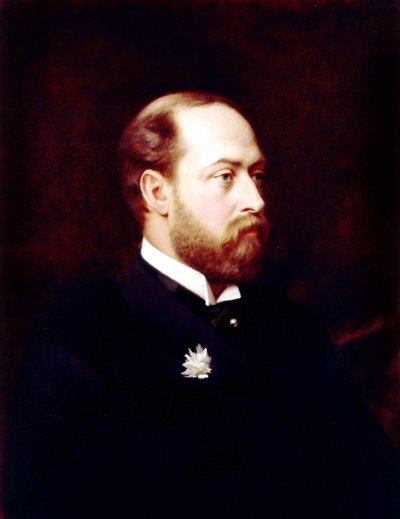 Edward VII koning van Engeland in 1901-1910 door Michele Gordigiani
