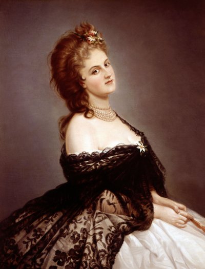 Virginia Oldoini, Gravin van Castiglione, naar een foto van Pierre-Louis Pierson, 1862 door Michele Gordigiani
