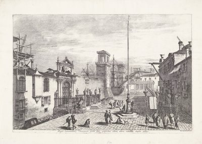Porta Magna van het Venetiaans Arsenaal door Michele Marieschi