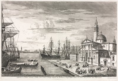 San Giorgio Maggiore door Michele Marieschi