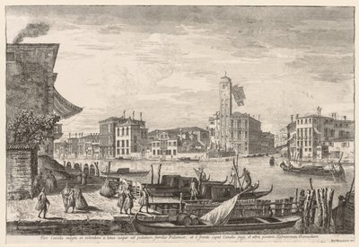 Gezichten van Venetië: Cannaregio door Michele Marieschi