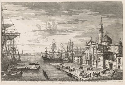 Zichten van Venetië: Het Bassin van St. Marks, 1741 door Michele Marieschi