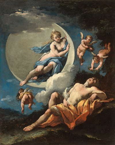 Diana en Endymion door Michele Rocca