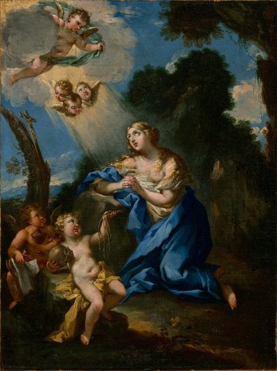 Boetvaardige Magdalena door Michele Rocca