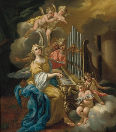 Sint Cecilia door Michele Rocca