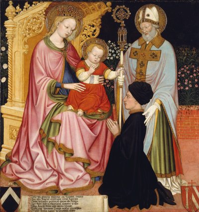 Madonna en Kind met de Donor, Pietro de
