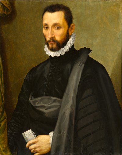 Portret van een heer, 1575 door Michele di Ridolfo Tosini