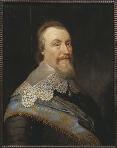 Portret van graaf Axel Oxenstierna door Michiel Jansz. van (studio of) Miereveld