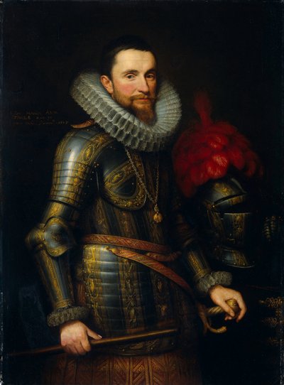 Portret van Ambrogio Spinola (1569-1630) door Michiel Jansz. van Miereveld