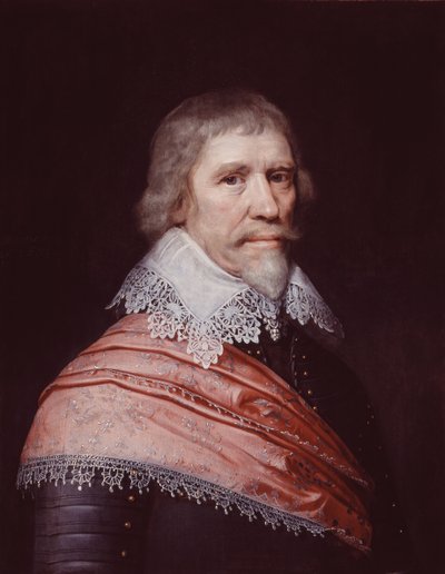 Sir Edward Cecil, 1e Burggraaf Wimbledon, 1631 door Michiel Jansz. van Miereveld