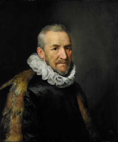 Portret van een Man door Michiel Jansz van Mierevelt (copy after)