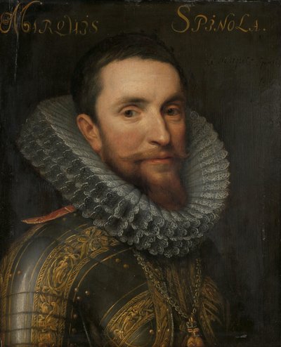 Portret van Ambrogio Spinola door Michiel Jansz van Mierevelt (workshop of)