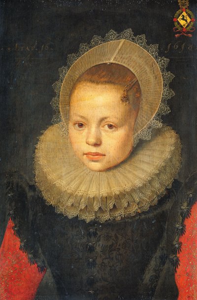 Portret van Corvina Hezenbroek van Hofdijck (1602-67) door Michiel Jansz van Mierevelt (workshop of)
