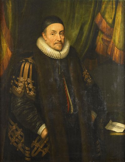 Portret van Willem I (1533-84), prins van Oranje, genaamd Willem de Zwijger door Michiel Jansz van Mierevelt (workshop of)