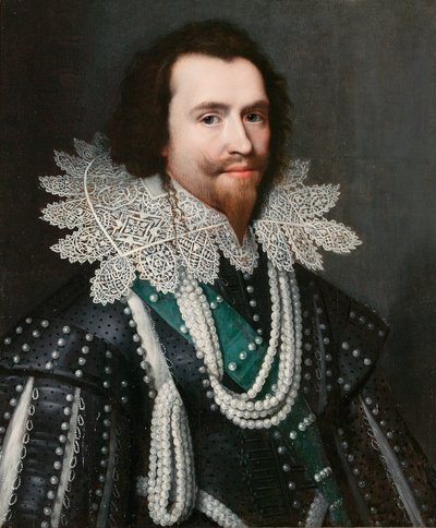 George Villiers, 1e hertog van Buckingham door Michiel Jansz van Mierevelt