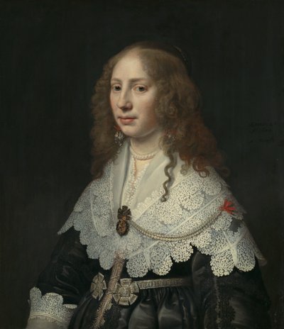 Portret van Aegje Hasselaer door Michiel Jansz van Mierevelt