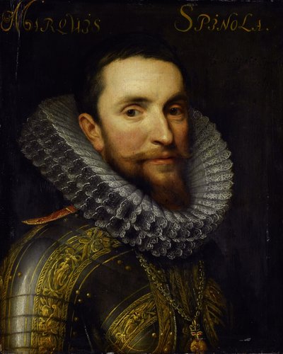 Portret van Ambrosio Spinola 1569-1630, 1633 door Michiel Jansz van Mierevelt