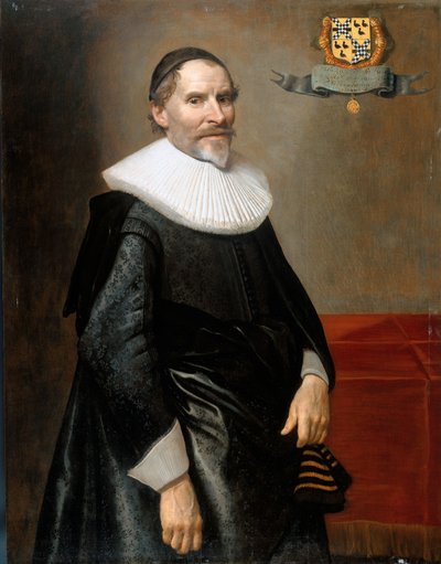 Portret van François van Aerssen, Heer van Sommelsdijk, De Plaat en Spijk door Michiel Jansz van Mierevelt