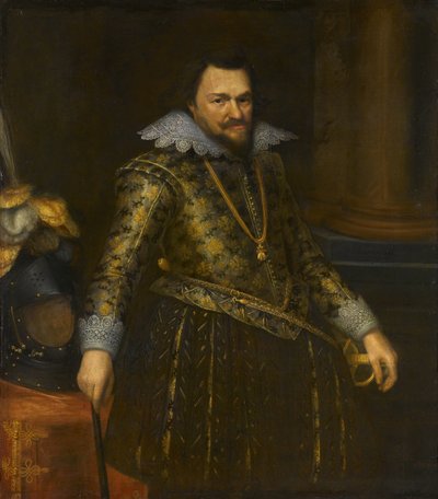 Portret van Philips Willem (1554-1618), Prins van Oranje door Michiel Jansz van Mierevelt
