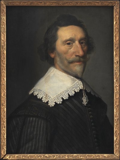 De Nederlandse dichter en historicus Pieter Cornelisz Hooft (1581-1647) door Michiel Jansz van Mierevelt