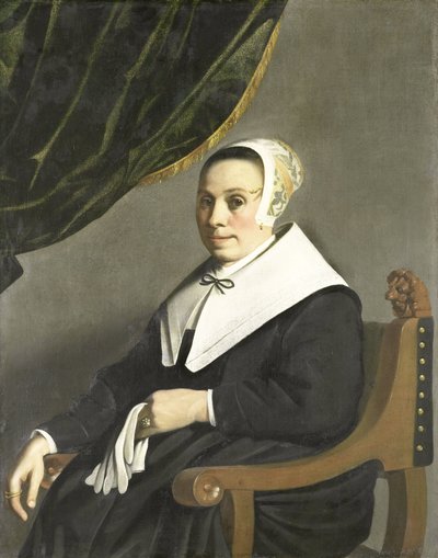 Portret van een Vrouw door Michiel Nouts