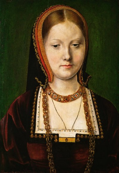 Portret van Maria Tudor door Michiel Sittow
