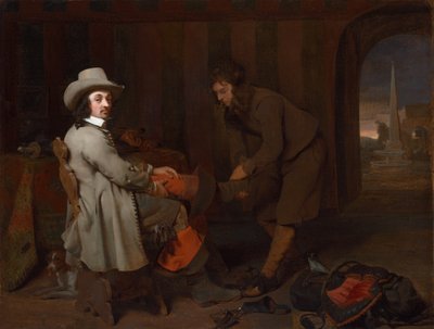 Anthonij de Bordes en zijn knecht, ca. 1648 door Michiel Sweerts