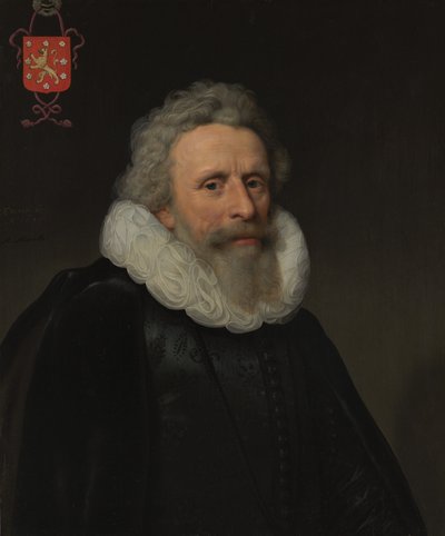 Jacob van Dalen 1570-1644, genaamd Vallensis, 1640 door Michiel Jansz van Mierevelt