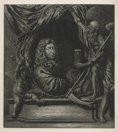Zelfportret door Michiel van Musscher