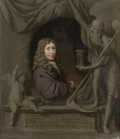 Zelfportret door Michiel van Musscher