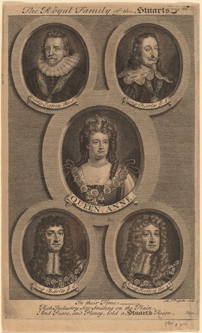 De Koninklijke Familie van de Stuarts door Michiel van der Gucht