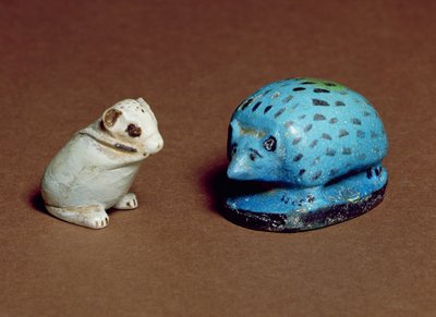 Egel en jerboa, uit Beni Hasan en Heliopolis, 12e-13e Dynastie, ca. 1963-1648 v.Chr. door Middle Kingdom Egyptian