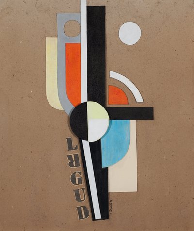 Zonder titel, Compositie LRGUD door Mieczysław Szczuka