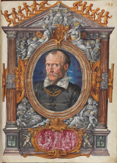Cipriano de Rore 1515-1565 Uit Sechsstimmige Motette Mirabar solito laetas, ca 1559 door Mielich